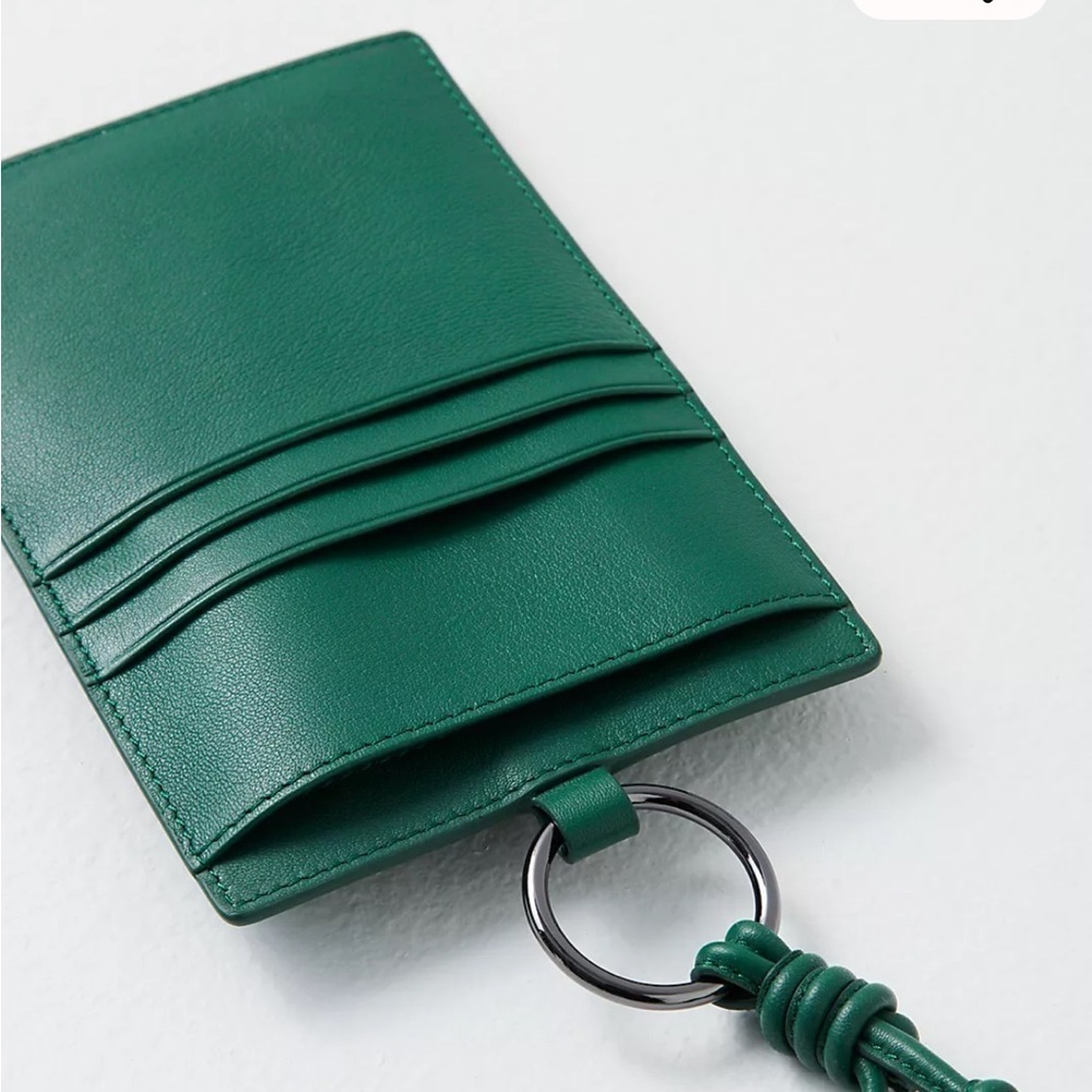 Free People Suns Out Crossbody Purse Pouch Leather Golf Green Concert NEW - Picture 3 of 13